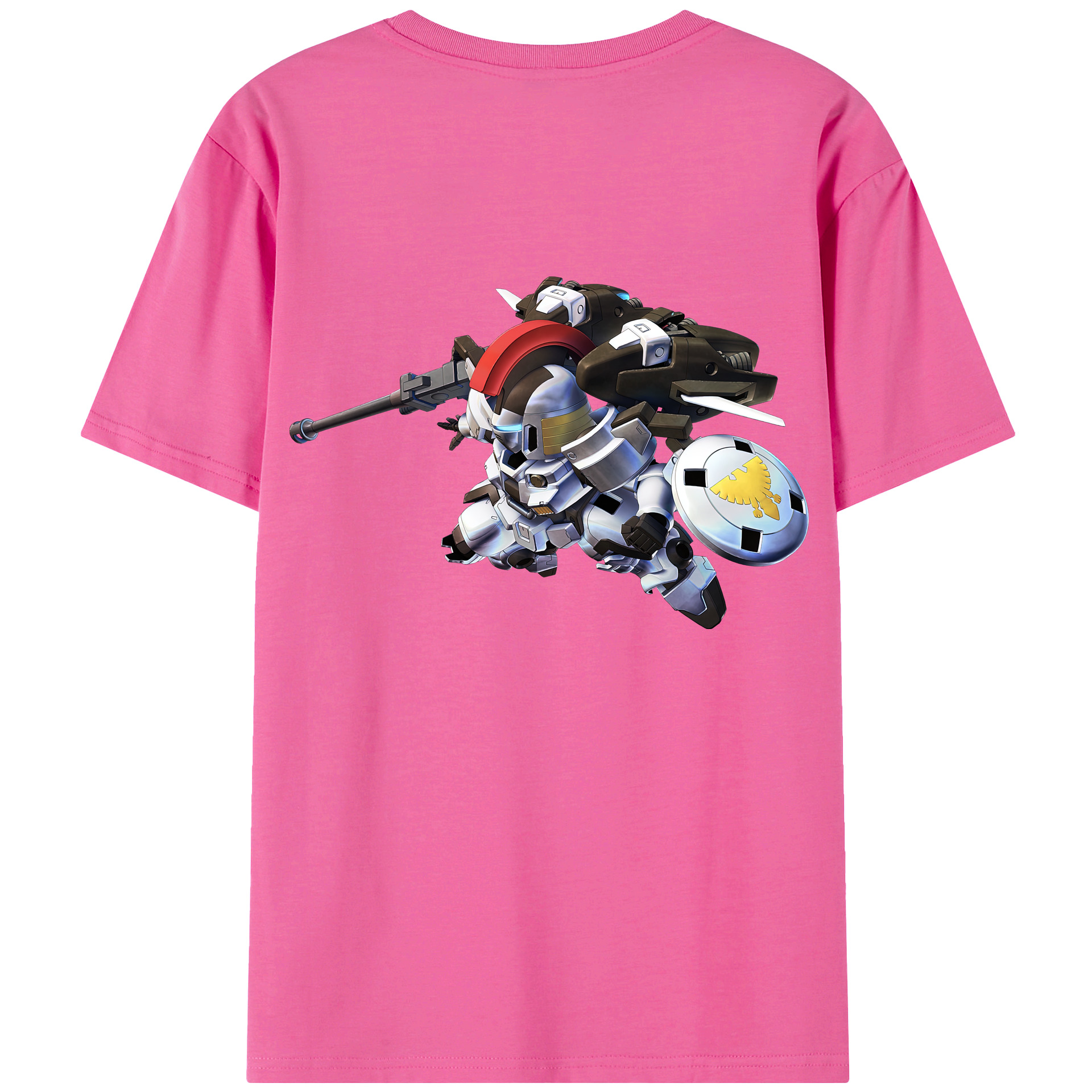 （画像用） 機動戦士ガンダム Mobile Suit Gundam レディース半袖Tシャツ(バックプリント)